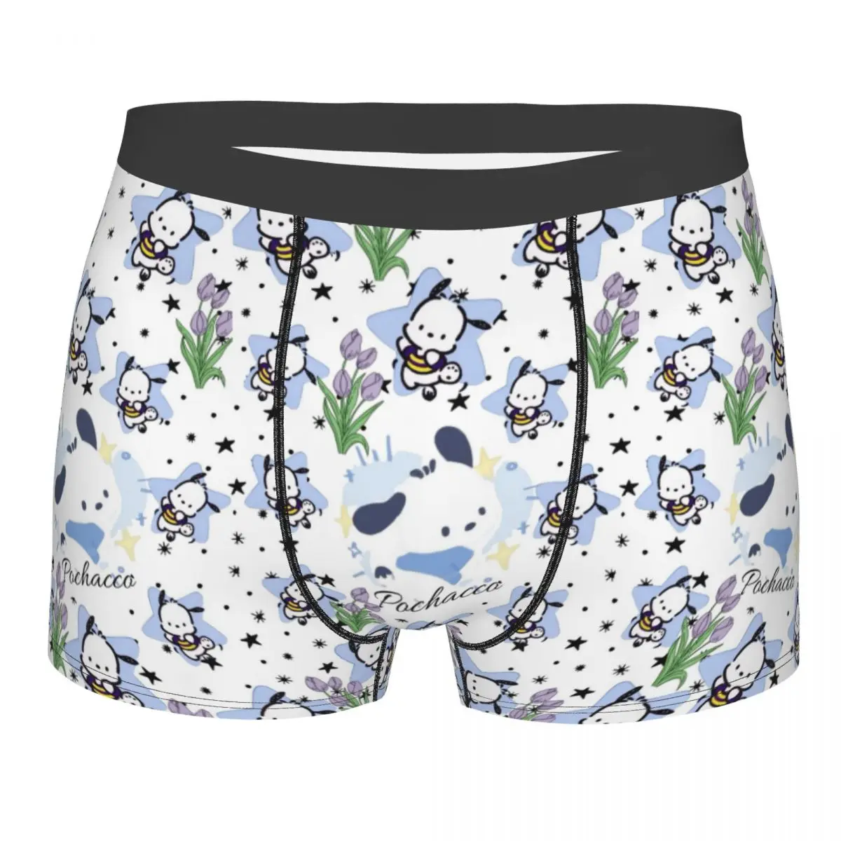 

Custom Fashion Anime Pochacco Boxers Shorts Panties Men's Underpants Comfortable Briefs Underwear