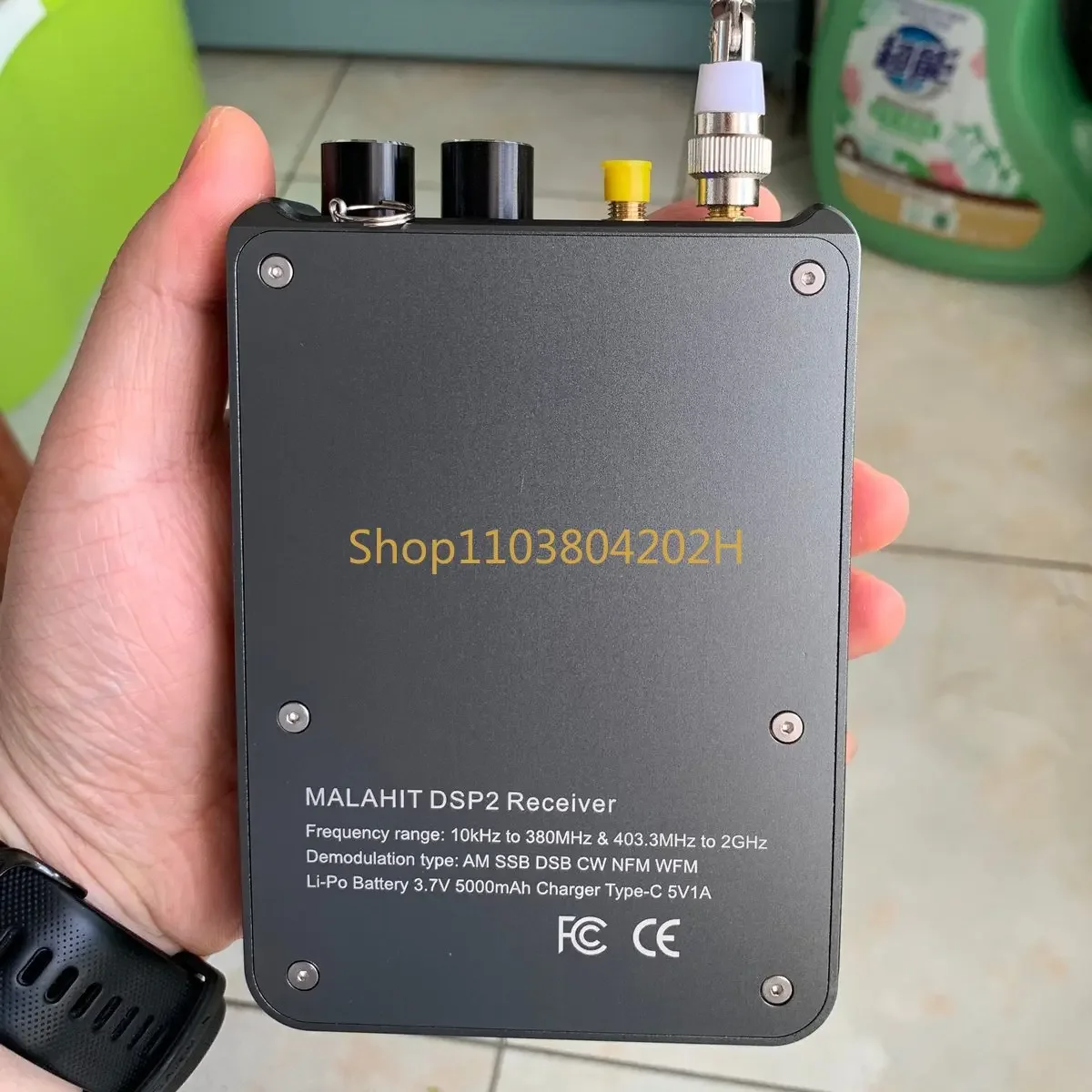 New Malahit-DSP2 SDR Radio Firmware 2.40 Genuine Second Generation Malachite DSP Receiver 10kHz-380MHz 404MHz-2GHz