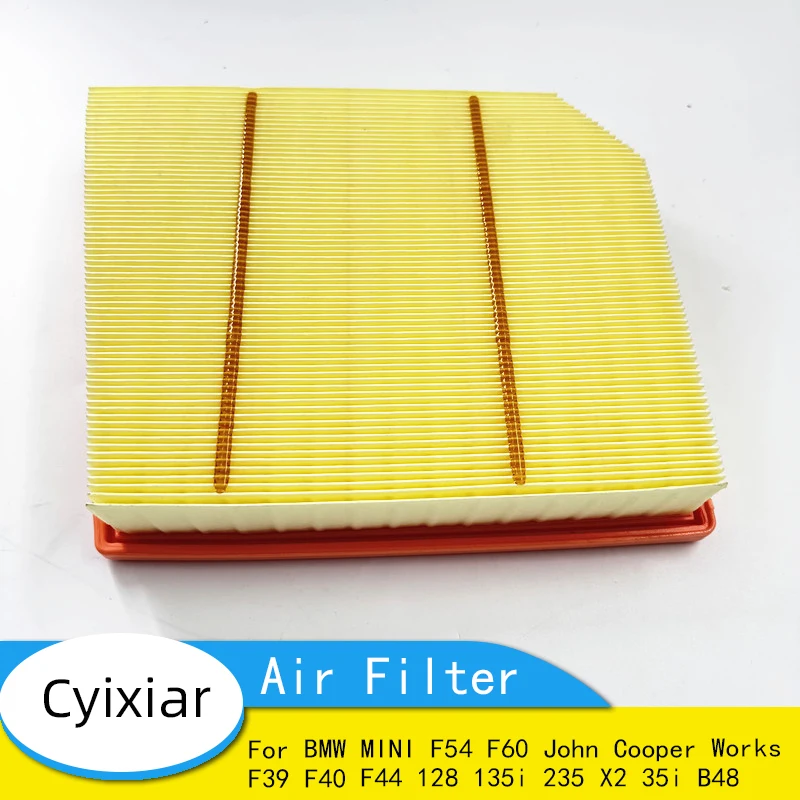 Car Air Filter for BMW MINI F54 F60 John Cooper Works F39 F40 F44 128 135i 235 X2 35i B48 Engine 13718480400 13718-480-400