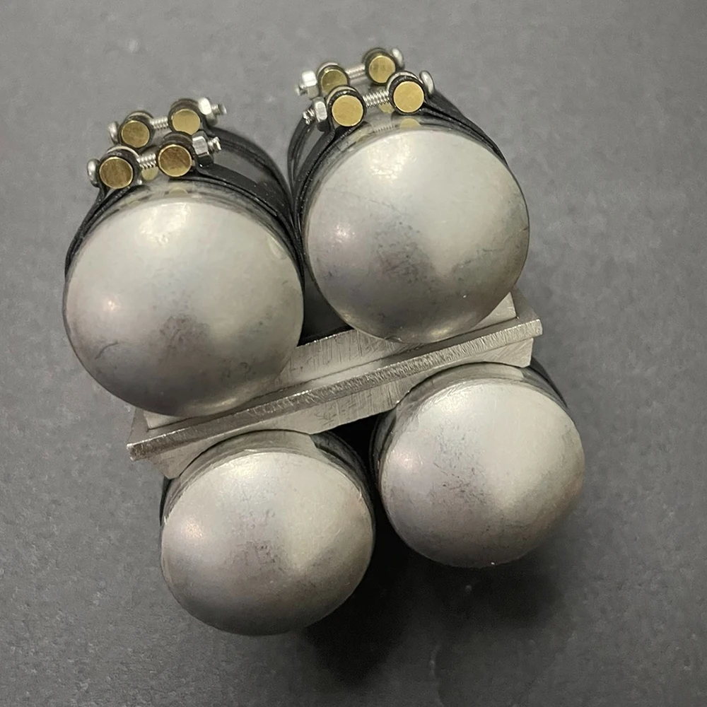 Decoração de tanque de gás de simulação de metal para caminhão 1/14 Tamiya RC SCANIA 770S R620 VOLVO 750 Mercedes-Benz ACTROS 3363 MAN Peças de carro