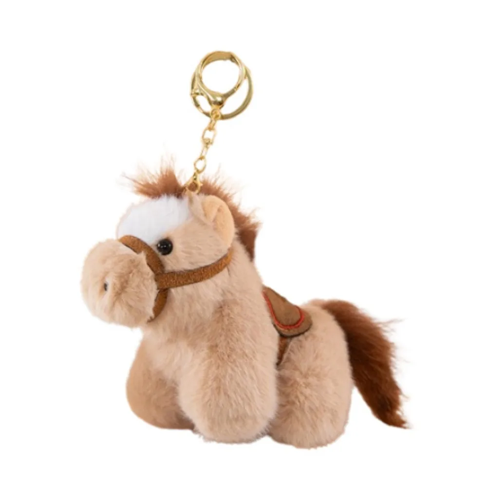 

Cute Mini Horse Pendant Fluffy Texture Lifelike Year of The Horse Plush Toy Kawaii Plush Toys Plush Horse Doll Pendant