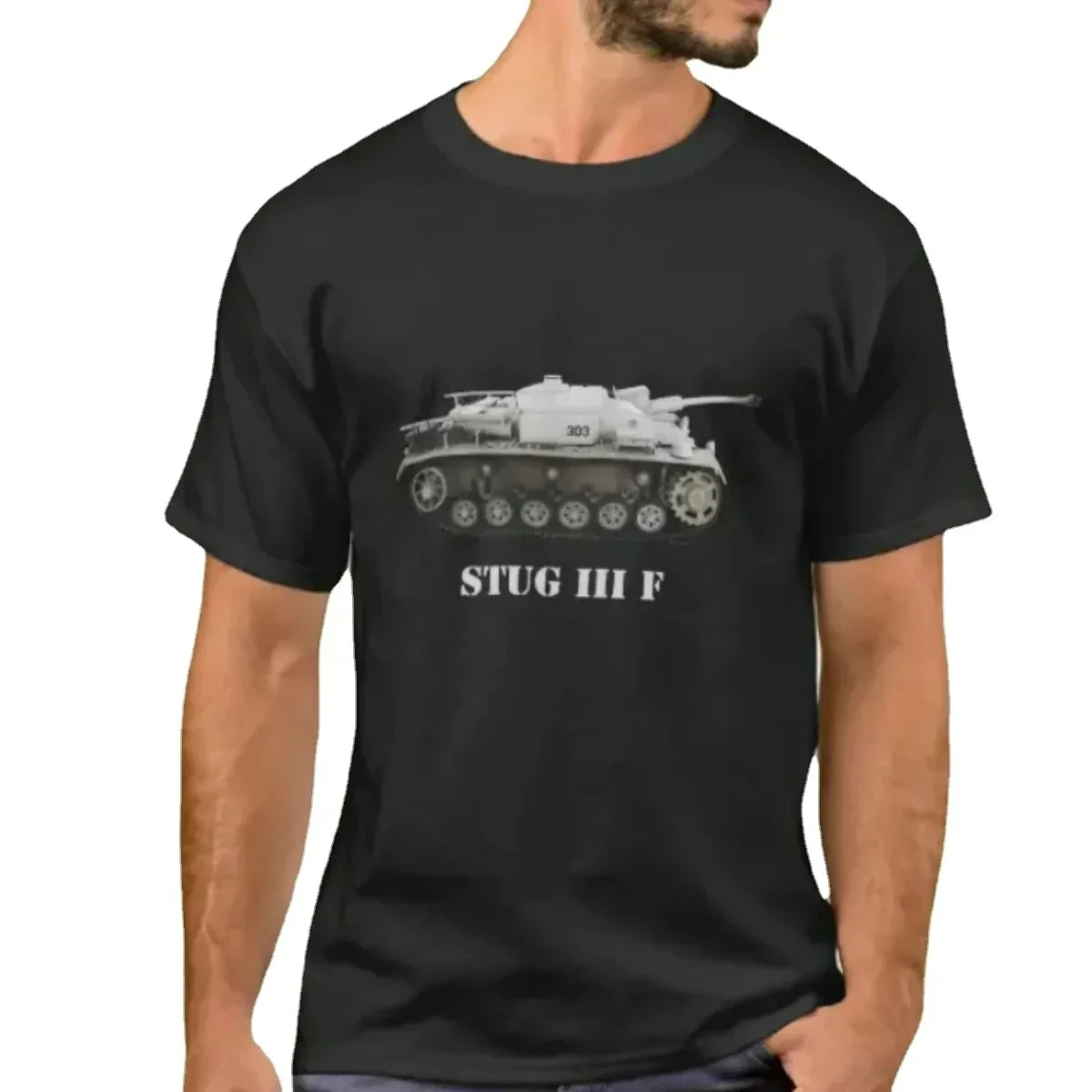 StuG III Ausf. F Wehrmacht Panzer Assault Gun T-Shirt. Summer Cotton Short Sleeve O-Neck Mens T Shirt New S-3XL