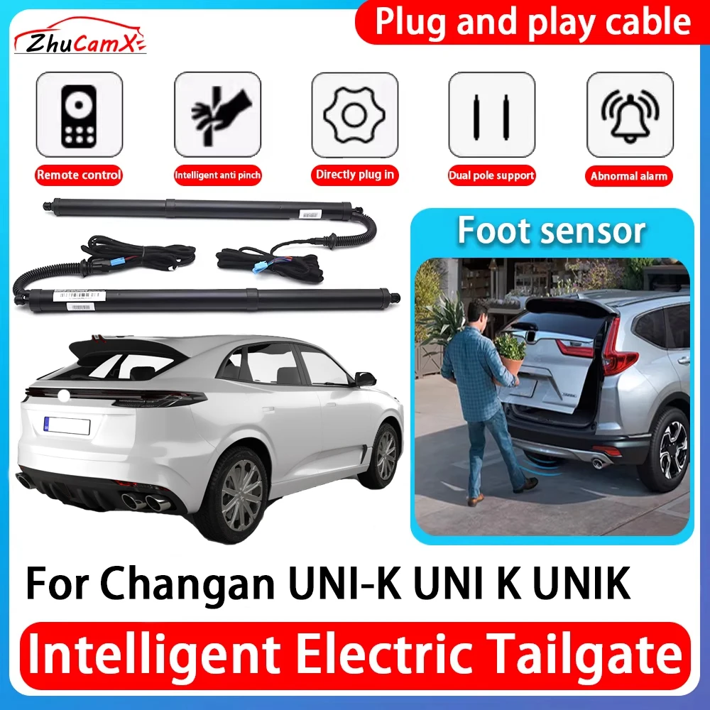 ZhuCamX Car Power Trunk Electric Suction Tailgate Intelligent Tail Gate Lift Strut For Changan UNI-K UNI K UNIK 2020~2025