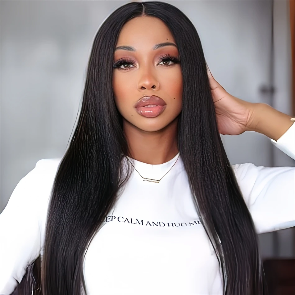 Straight 5x5 Hd Lace Frontal Wigs Glueless Wig 100% Human Hair 4x4 Lace Front Brazilian Preplucked Wigs Ready to Wear for Women