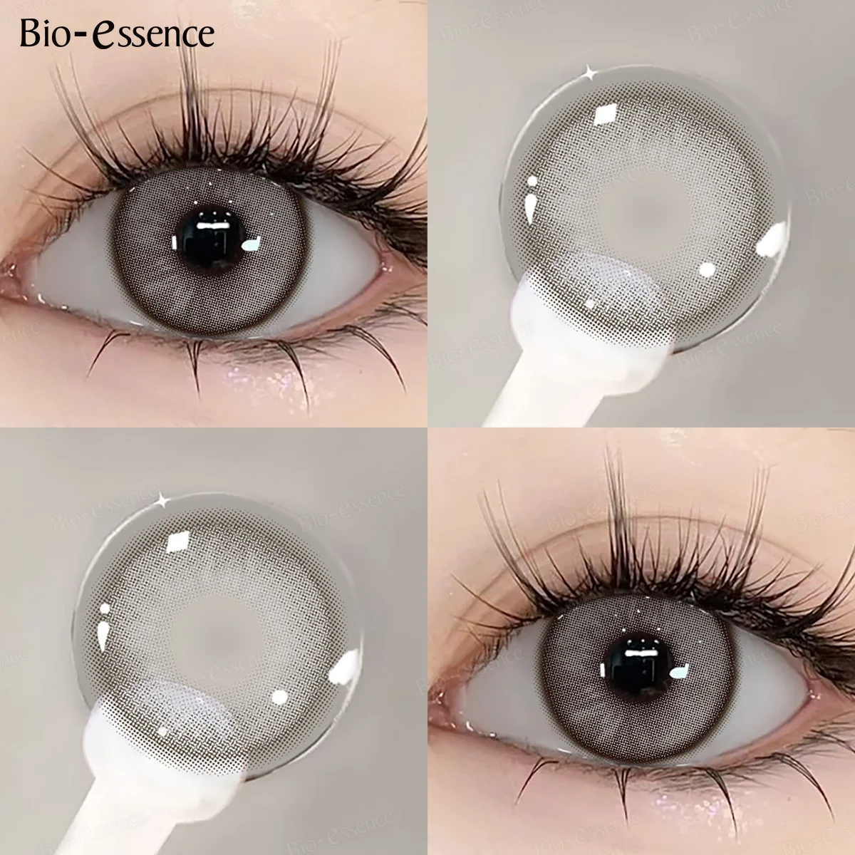 Bio-essense 1 Pair Colored Contact Lenses Natural Comfortable Soft Lens Color Eyes Natural Multicolored Lenses Yearly