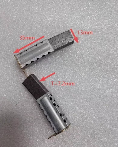 Brush 7.2x13mm, 7.2*13mm, for Pressure Washer Car, Wash Vacuum Cleaner