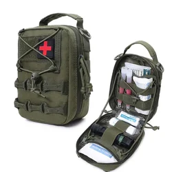 Molle tático edc bolsa kit de primeiros socorros saco médico ifak bolsa emt tocha pacote cintura mochila caça acessórios