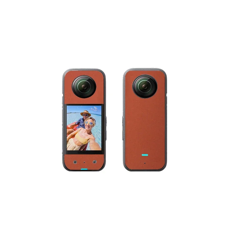 For Insta360 One X3 Colorful Matte PVC Stickers Protective Film Front + Back Decals Skin for Insta360 One X4 / X3 / One X2 Wrap