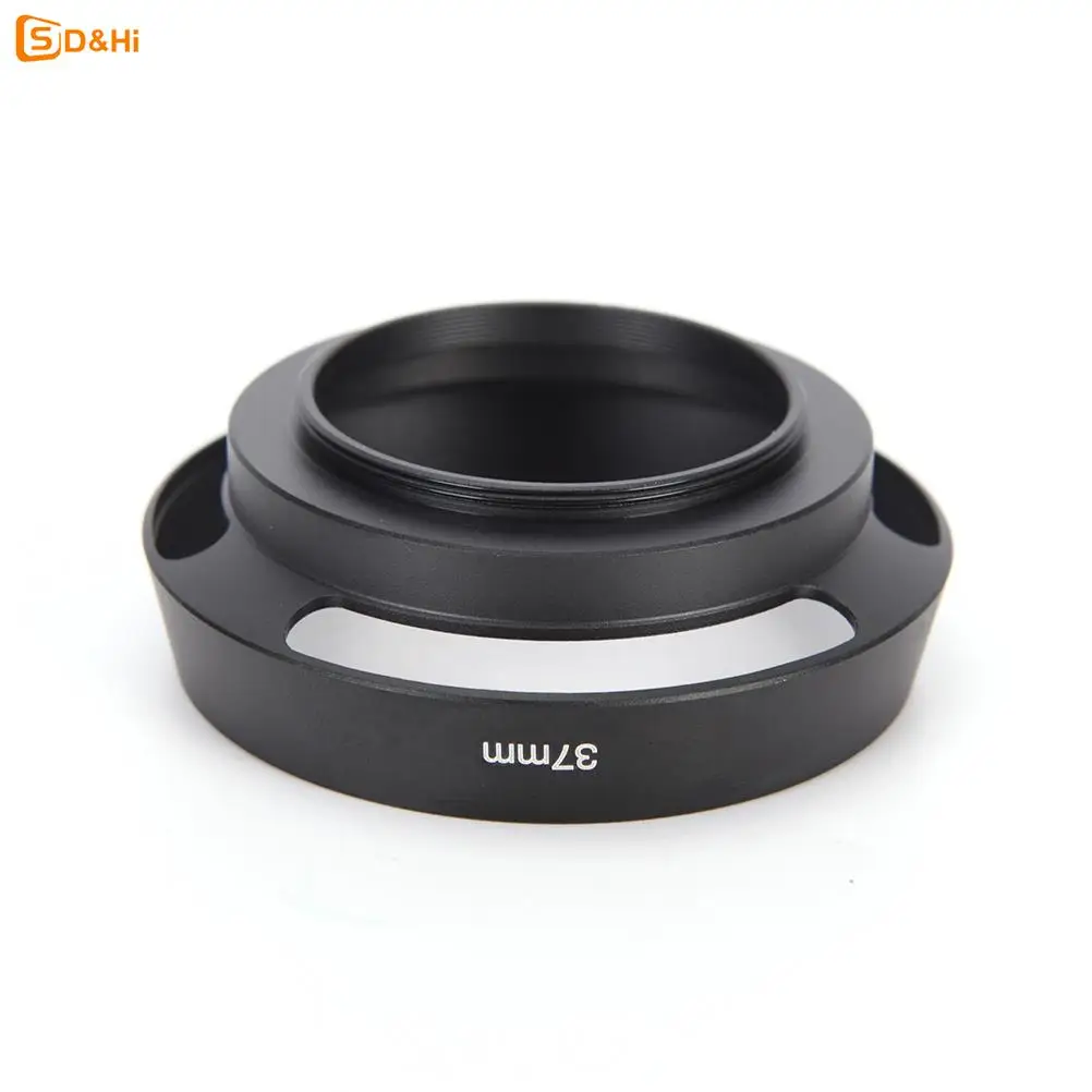 Black Metal Camera Lens Hood For FOR Leica Canon Nikon Lens 37 39 40.5 43 46 49 52 55 58 62 67 Mm