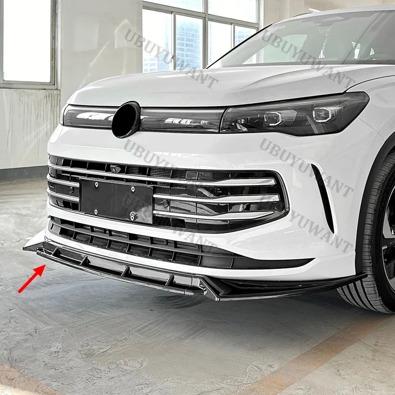 Für VW Tiguan MK3 Standard Edition 2024+ Auto-Frontspoiler Verbessern die Fahrzeugstabilität Stoßstangen-Splitter Auto-Zubehör