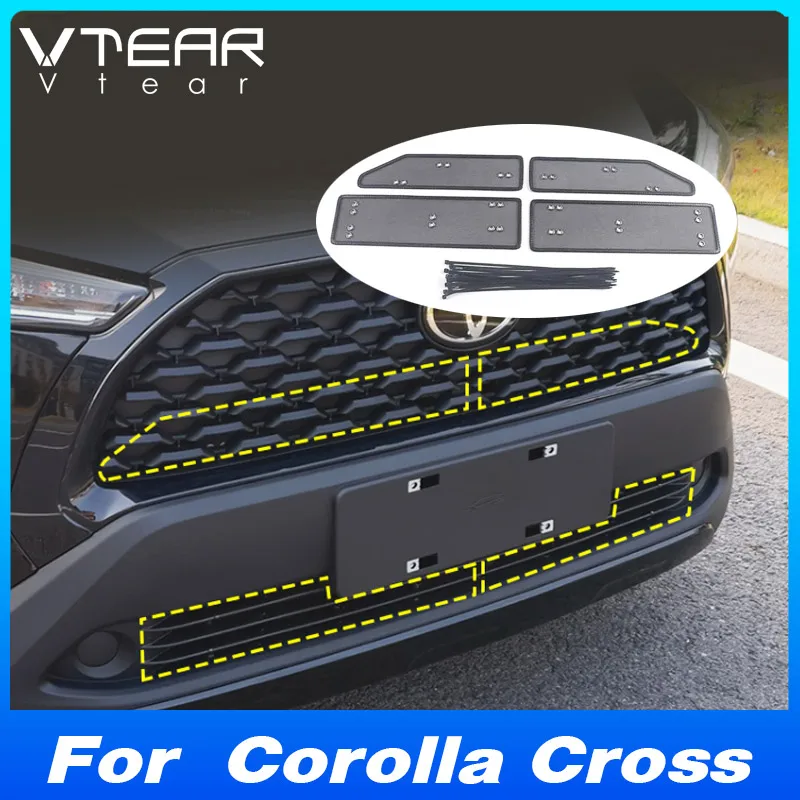 

Vtear Car Insect Net Cover Anti Dust Proof Stainless Steel Car-Styling Protective Accessories Part For Toyota Corolla Cross 2023