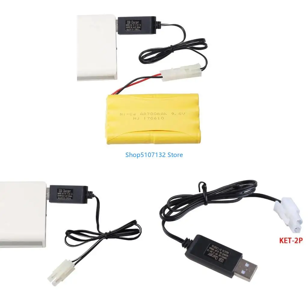 87HD For 9.6V Ni-Cd Ni-MH Battery Input AC 110V-240V Output 9.6V 250mA With Tamiya KET-2P Plug For Remote Control Toy