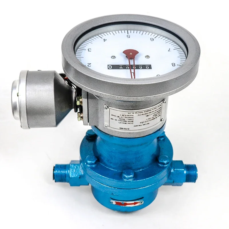 High temperature fuel oval gear flowmeter dn 80