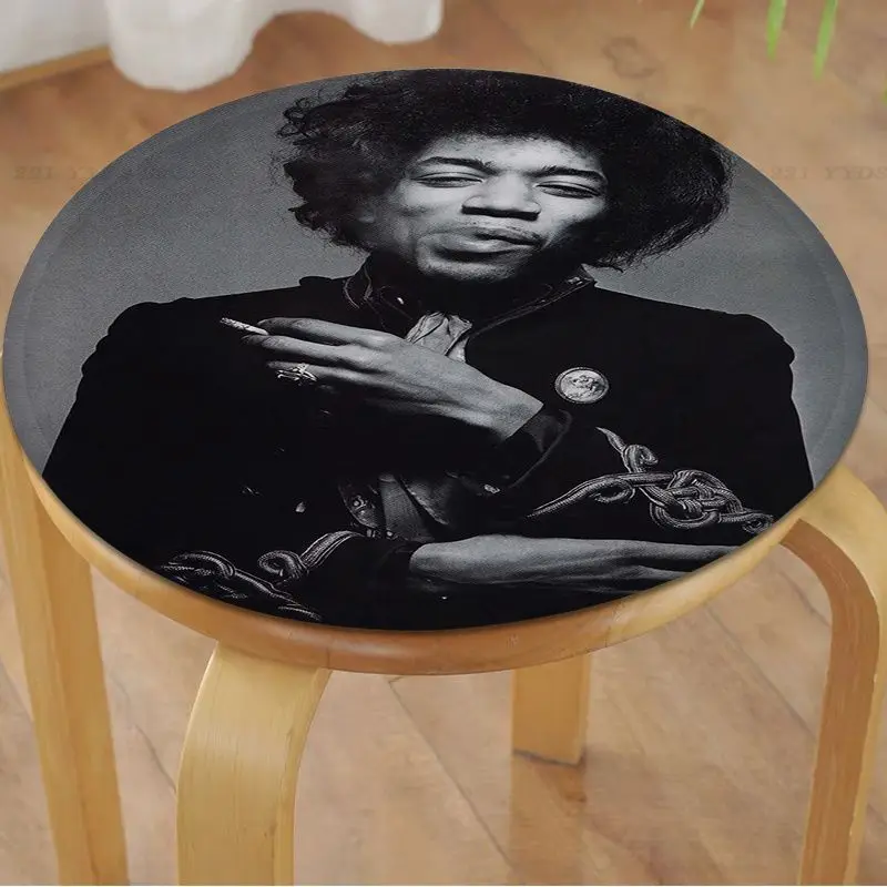 Jimi Hendrix Simplicity Multi-Color Meditation Cushion Stool Pad Dining Chair Tatami Seat Cushion Anti-Slip Chair Mat Pad