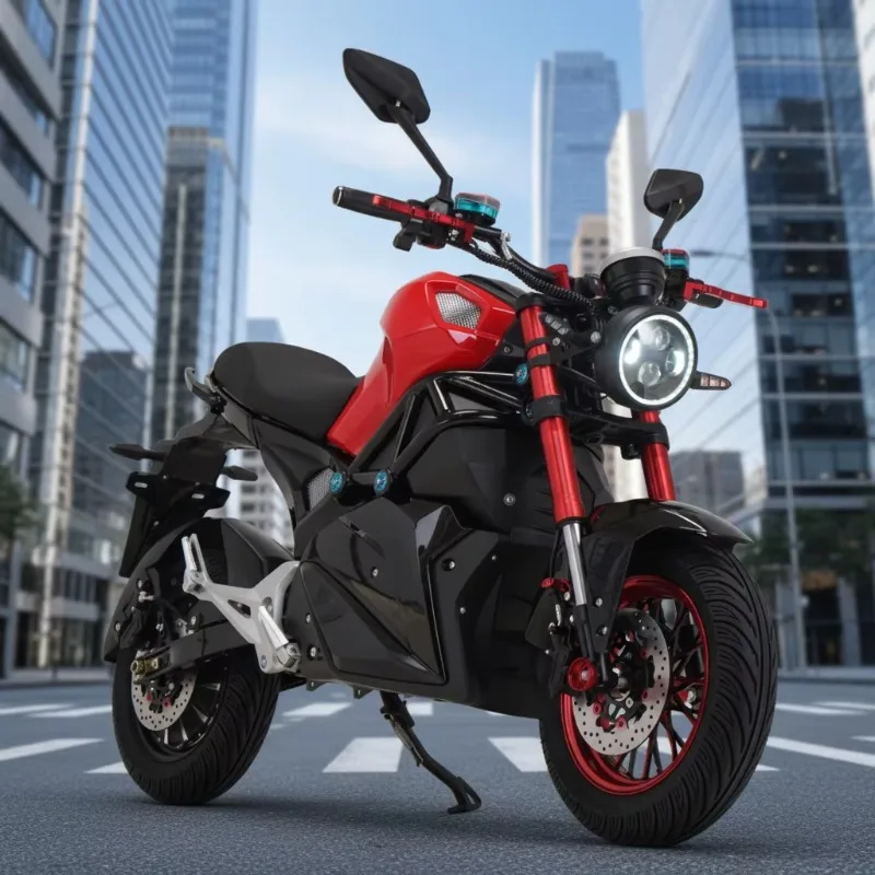 Lvyuan High Power Electric Sportbike 80km/h Motos Electrica 72V 1500/2000W High Speed Electric Bike Two Wheel Electric Moto