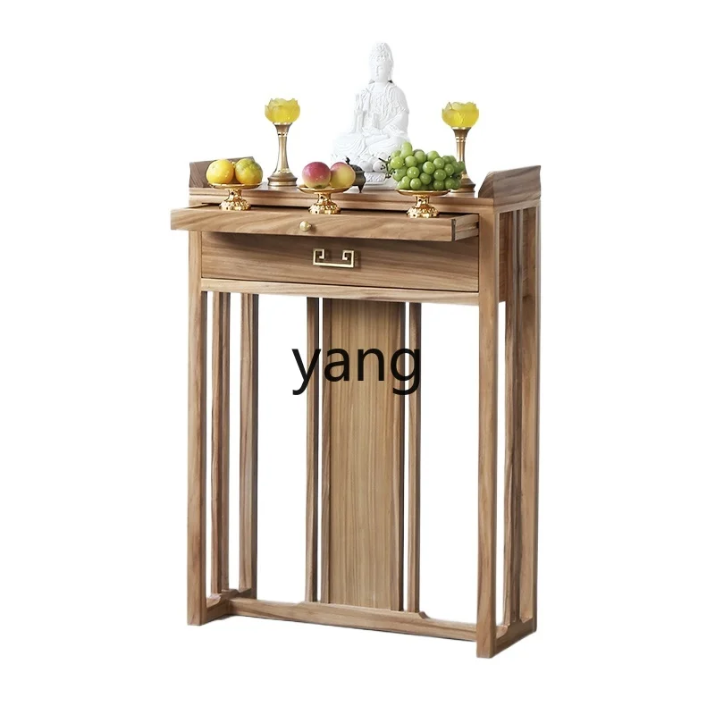 XYY offers incense on the table, home Buddha shrine cabinet, tribute table, modern and simple