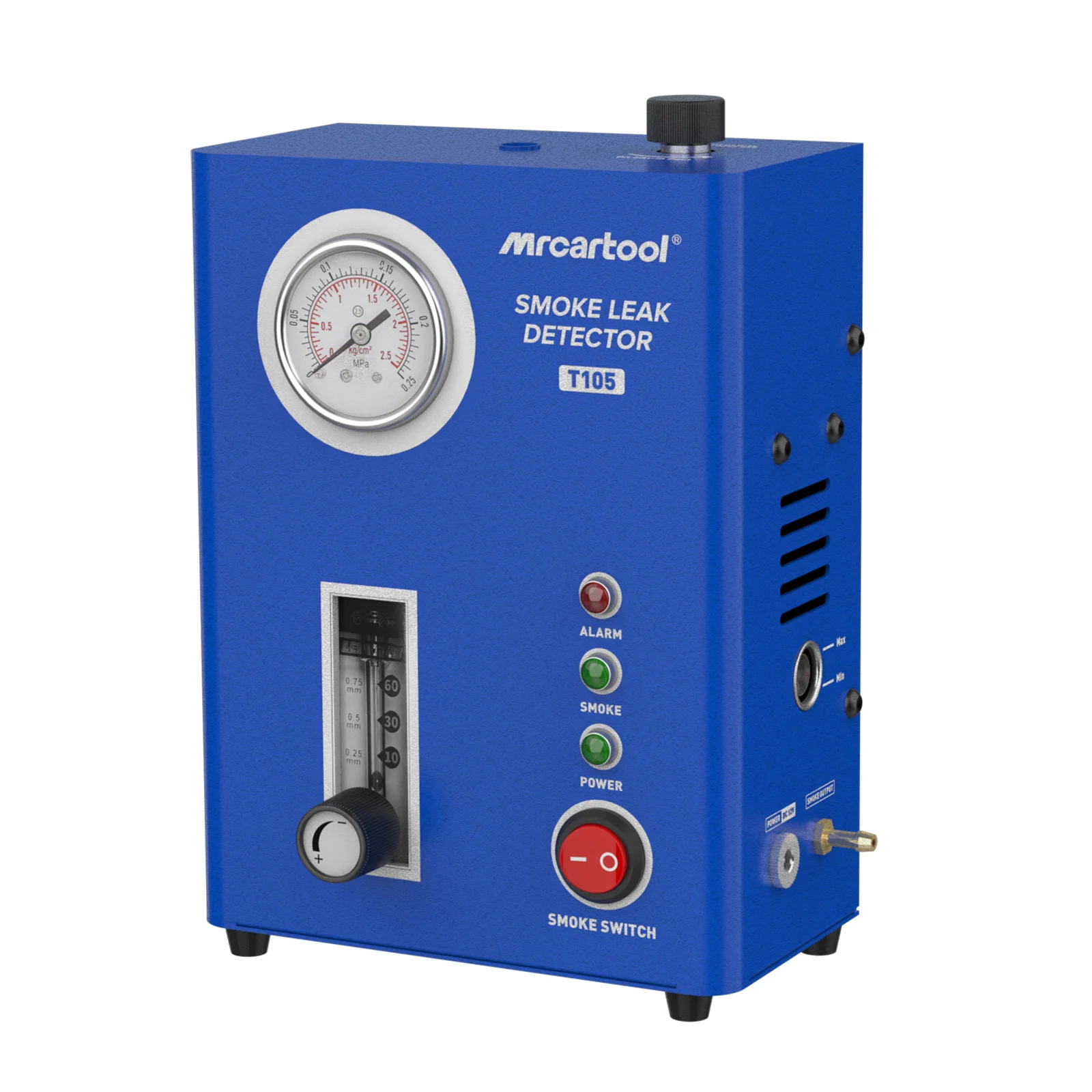 MR CARTOOL T105 Car Smoke Machine Leak Detector Pressure Display EVAP Pipe Leak Analyzer PK AUTOOL SDT203