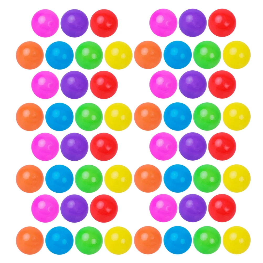 100 قطعة من كرات المحيط البلاستيكية الناعمة الملونة للأطفال، خيمة لعب مستديرة صغيرة لحمام السباحة، ملحقات نفق لعب الأطفال الصغار