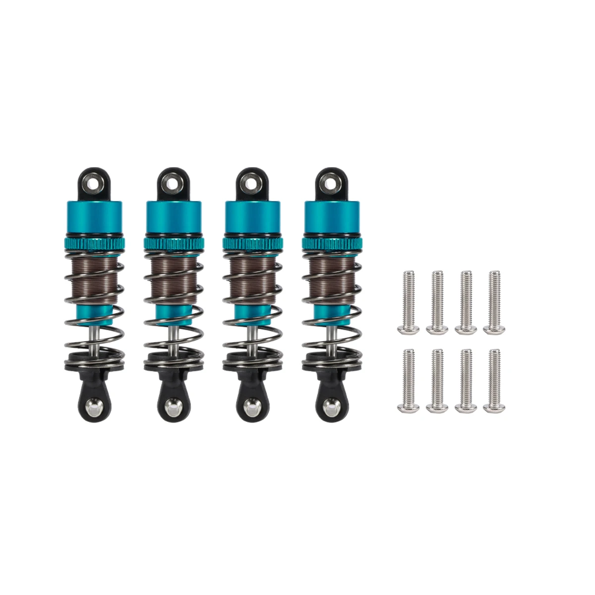 4PCS 52/55/62/70/75/85/95/100/110/120mm Schokdemper voor 1/10 RC Truggy Buggy On-Road Touring Drift Racing Klimmen Auto Onderdelen