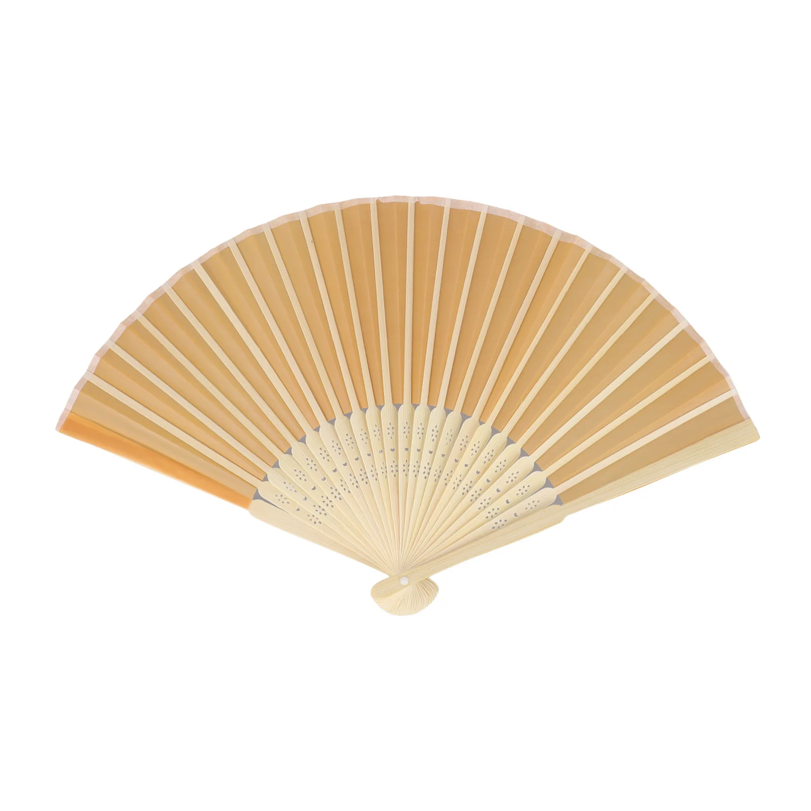 New Practical Folding Fan Silk Professional Replacement Souvenir Wedding DIY Decoration Equipment Party Summer