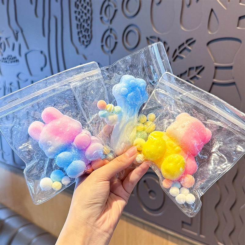 Niedliche Farbe Katze Klaue Squeeze Spielzeug Zappeln Spielzeug Kaninchen Bär Squishy Prise Kneten Spielzeug Stress abbau Entlüften Spielzeug Kind Party Gunst