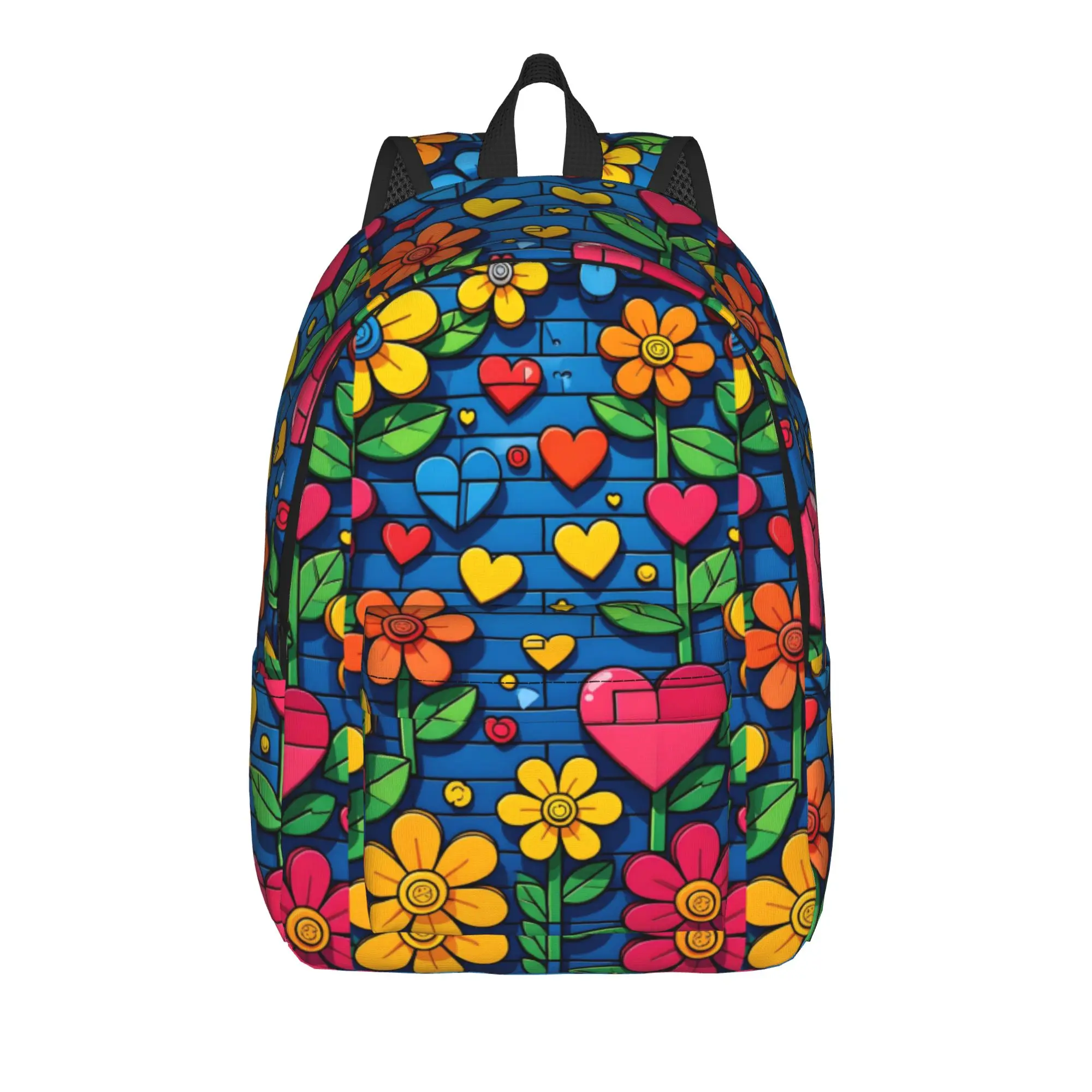 Dog Patchwork Collage Backpack  Camping Backpacks Student Unisex Custom Durable High School Bags Kawaii Rucksack