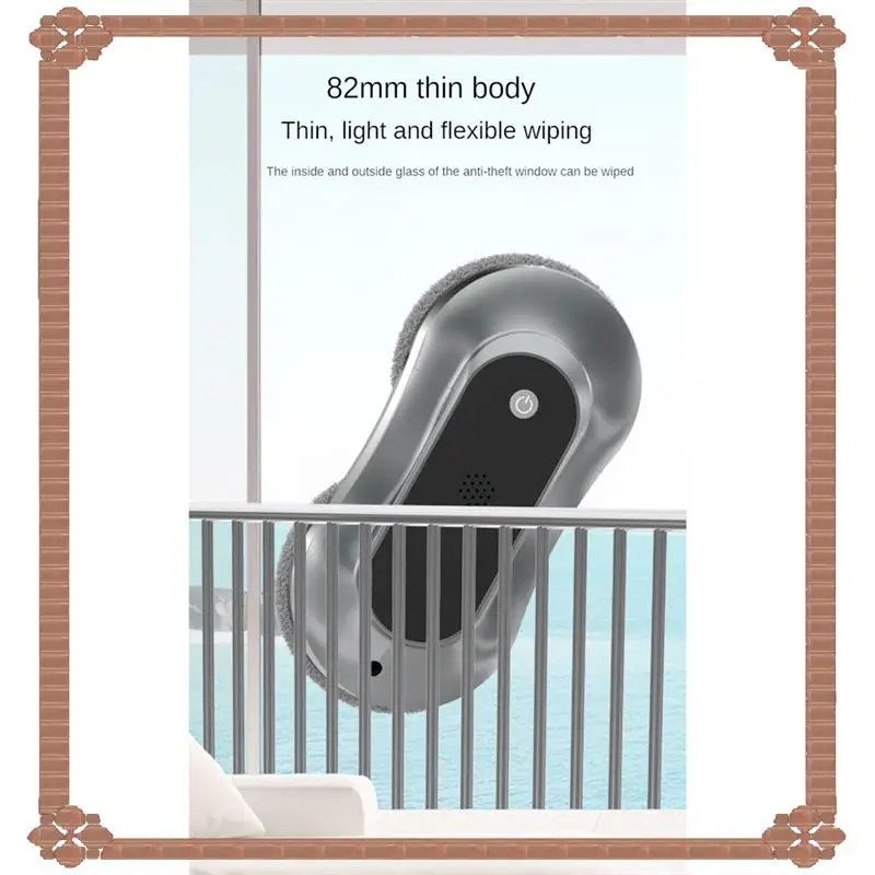 24-Hour Delivery Automatic Water Spray Window Cleaning Robot With Ultra-Thin Body, Auto Path Planning & Powerful 3500Pa Suction