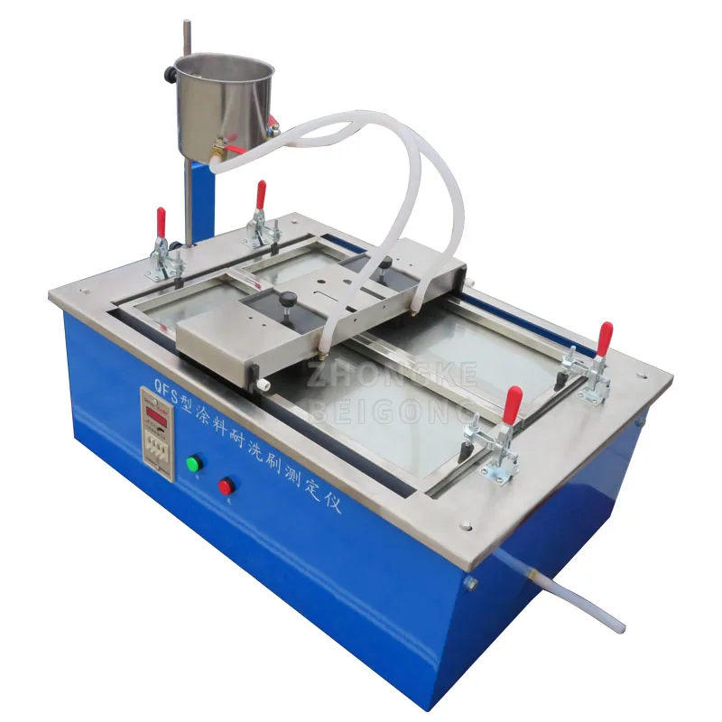 

2025Paint Wash Resistance Tester Wet Scrub Abraslomtester for Plastic Panels and Paint
