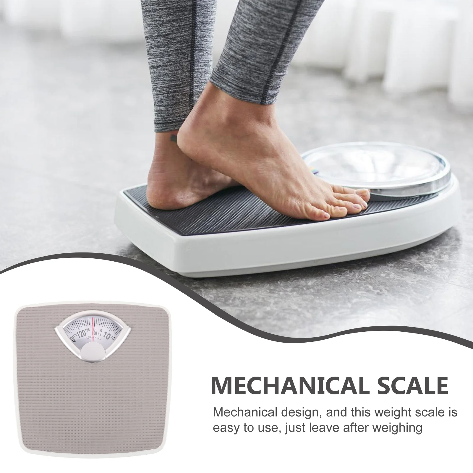 Spring Bathroom Scale Weighing Scale For People Accurate Mechanical