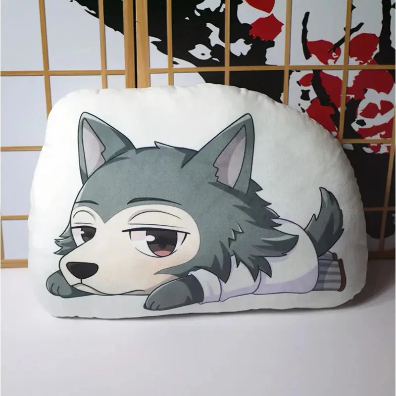 1 pz Anime BEASTARS cuscino cuscini peluche puntelli Legoshi cuscino bifacciale decorazione della casa del fumetto 45 cm