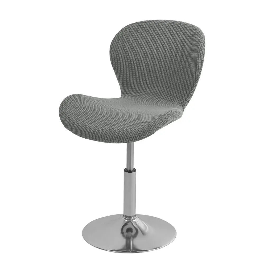 Elastic Stretch Counter Height Bar Stool Cover Jacquard Solid Color Butterfly Chair Cover Washable Dustproof Chair Protectors