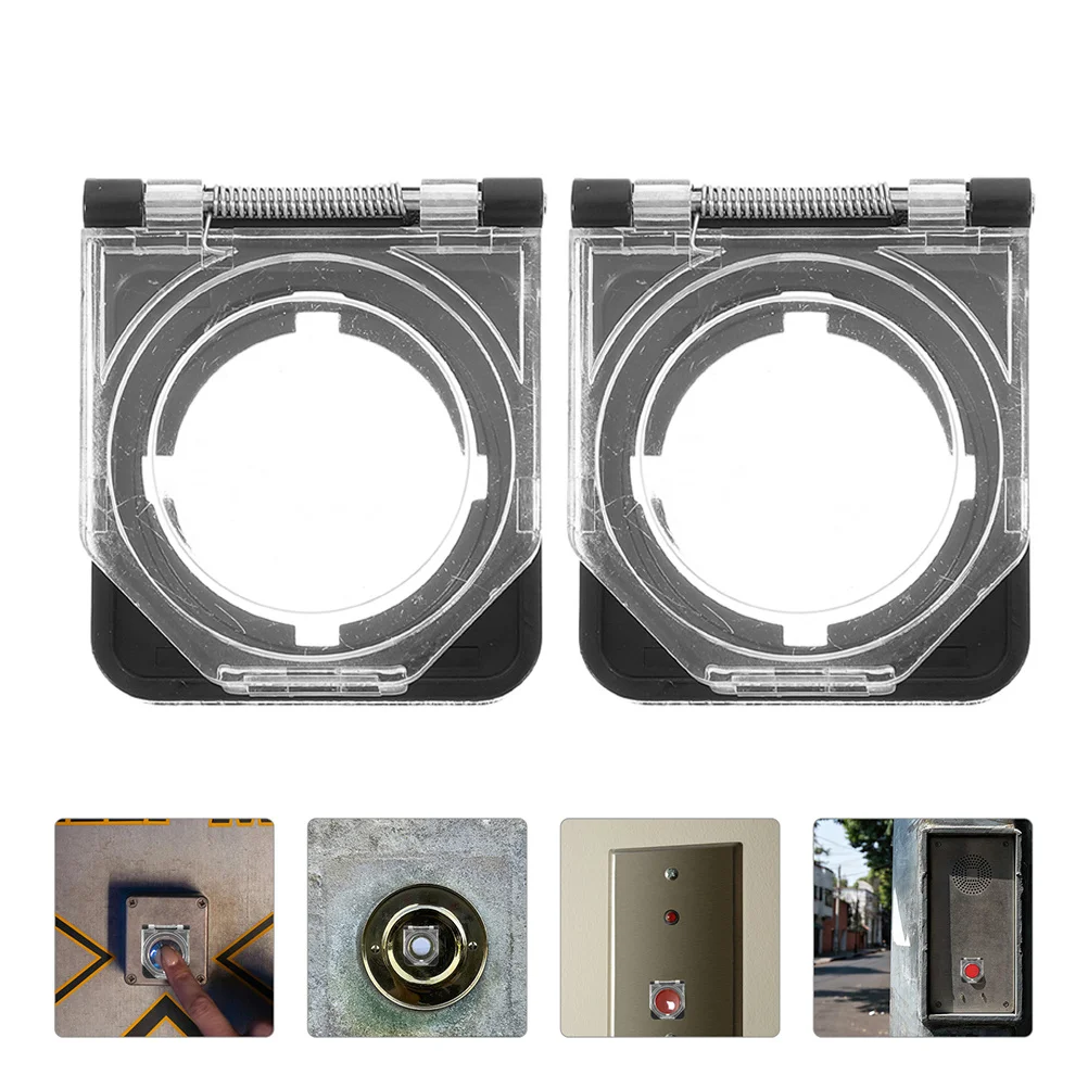 

4pcs Power Cover Waterproof Safety Cap For Start Switch Protection Durable Plastic Engine Start Stop Button Cover Kit Switch