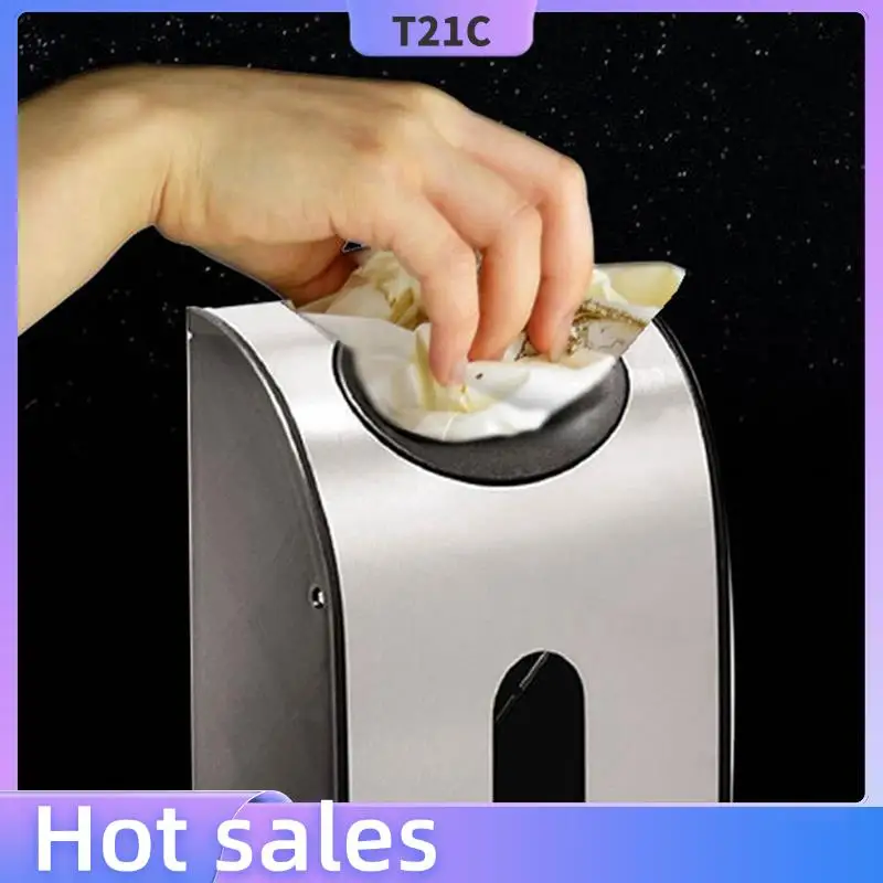 Organizador de bolsas de plástico para montaje en pared T21C 2X, protector de bolsas de plástico duradero para comestibles, soporte y dispensador de bolsas de plástico para comestibles de cocina