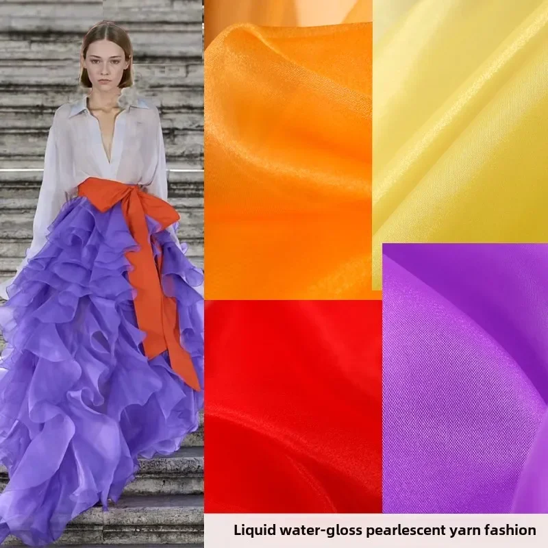 

Жидкая вода, легкая зашифрованная сетчатая ткань для шитья, украшения макета сцены, свадебного платья, дизайнерская ткань на метр