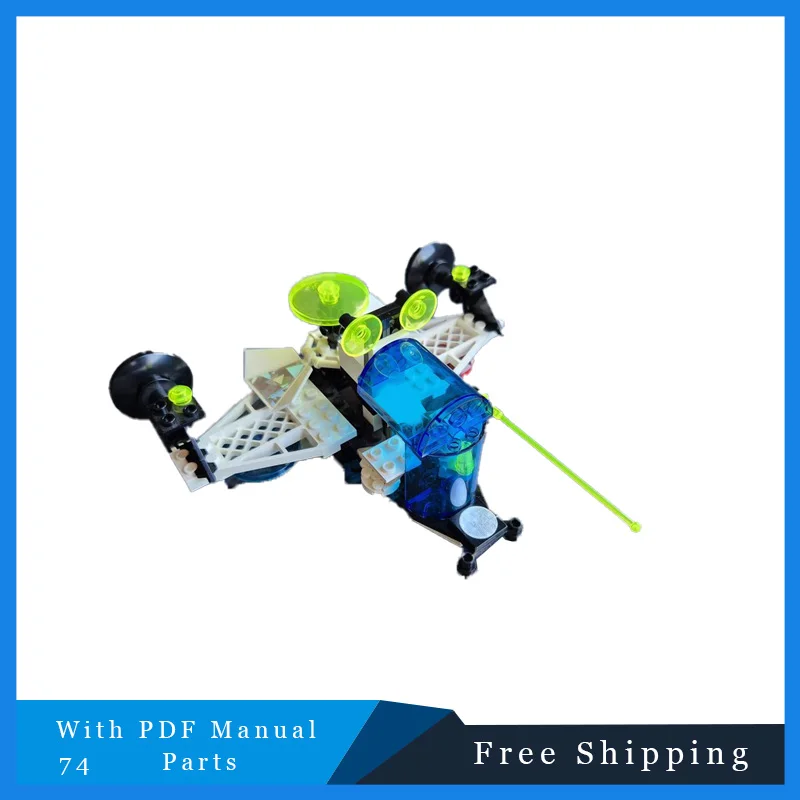 74PCS Nieuwe Technologie MOC Star Battle Star Fight DIY Vliegtuigen Model Bouwstenen Bricks Montage Speelgoed Verjaardag Kerstcadeaus