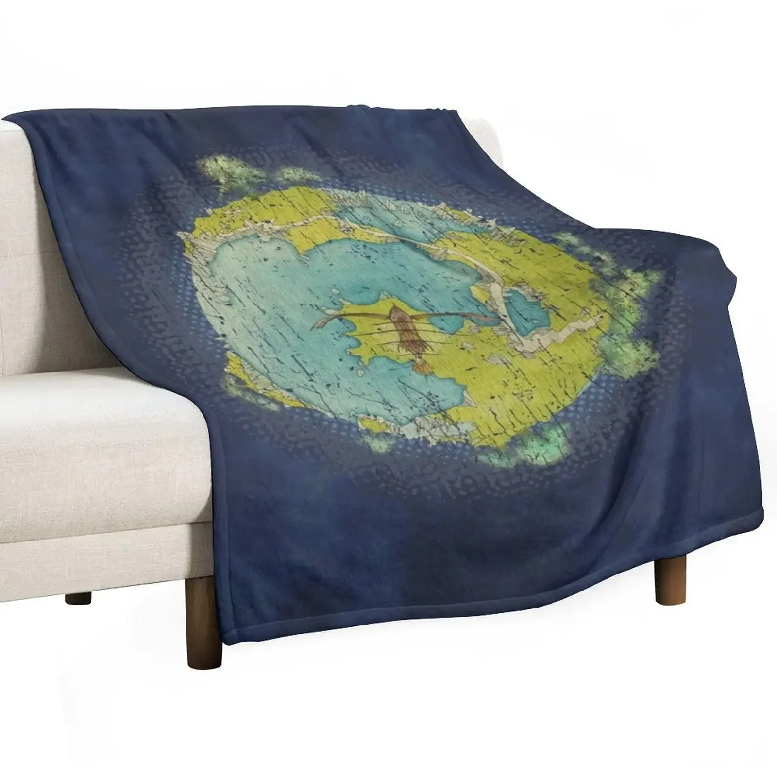 Fragile Earth 1971 Couverture polyvalente et chaude pour salon et chambre à coucher