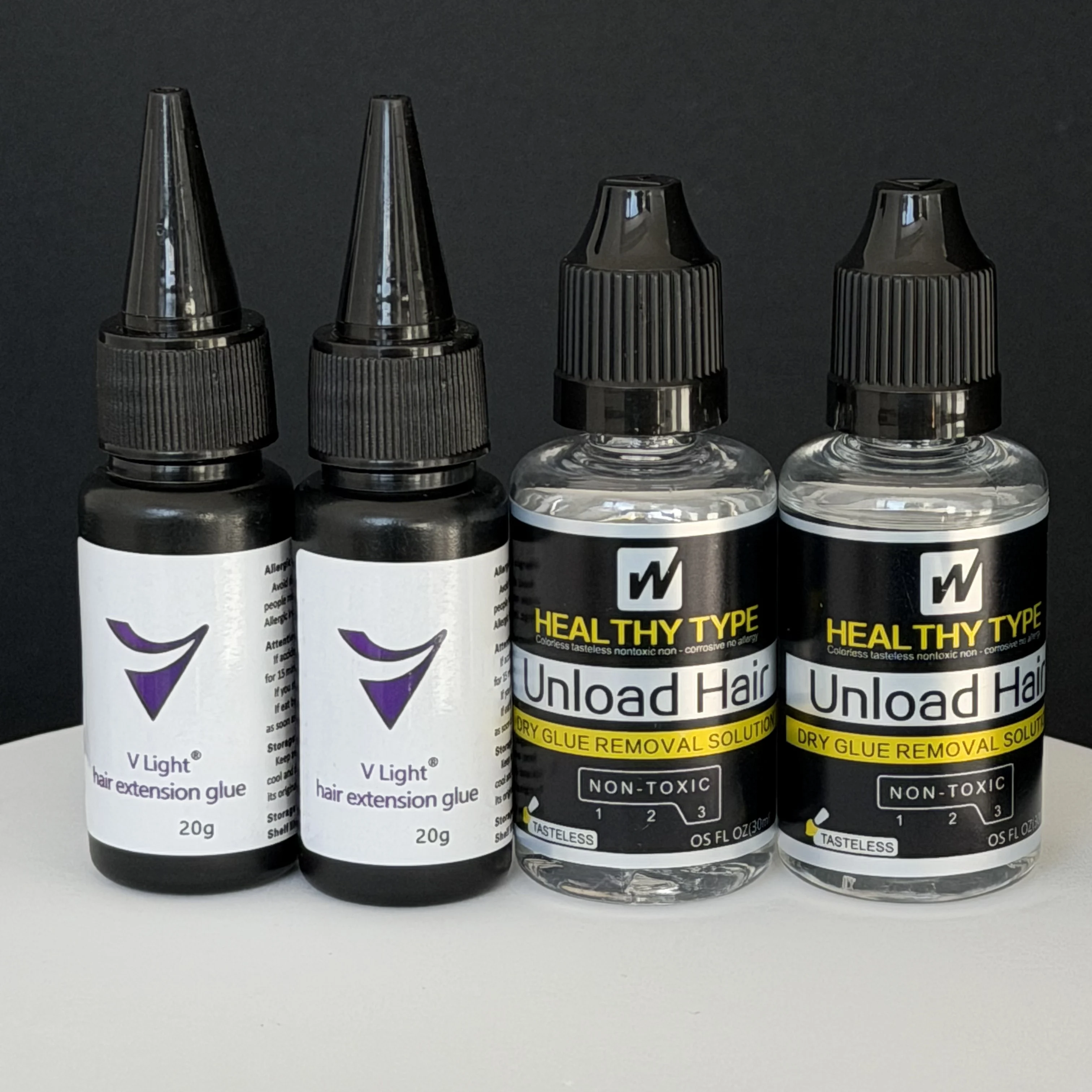 

Клей V-Light 20 г для инструментов для наращивания волос, профессиональный клей V-Light Technology для наращивания волос, париков и накладок.