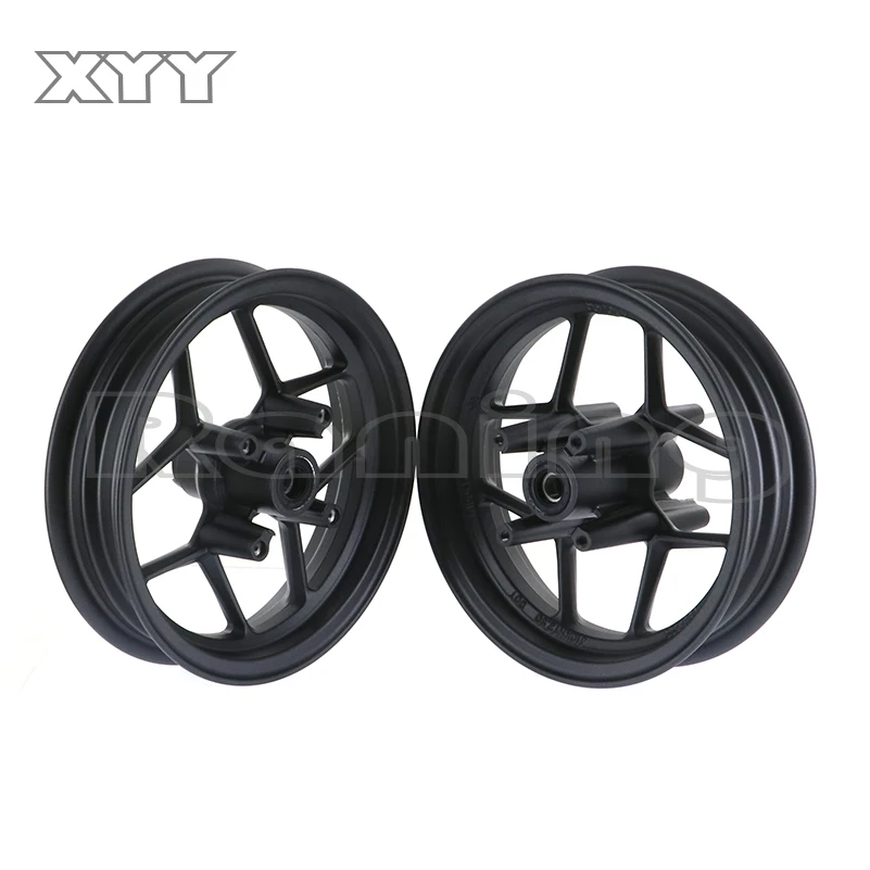 

10inch Front 2.15-10 and Rear 2.50-10 4 fitting hole Rims Refitting for Dirt bike Pit Bike Vacuum Wheel