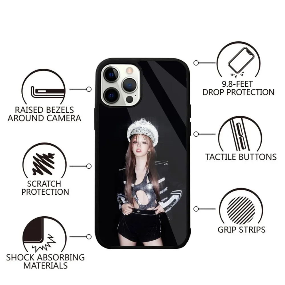 Kpop G-Idle Yuqi  Phone Case Strong Magnetic For IPhone 15,14,13,Pro,Max,Plus,11,12,Mini For Magsafe Wireless Charging