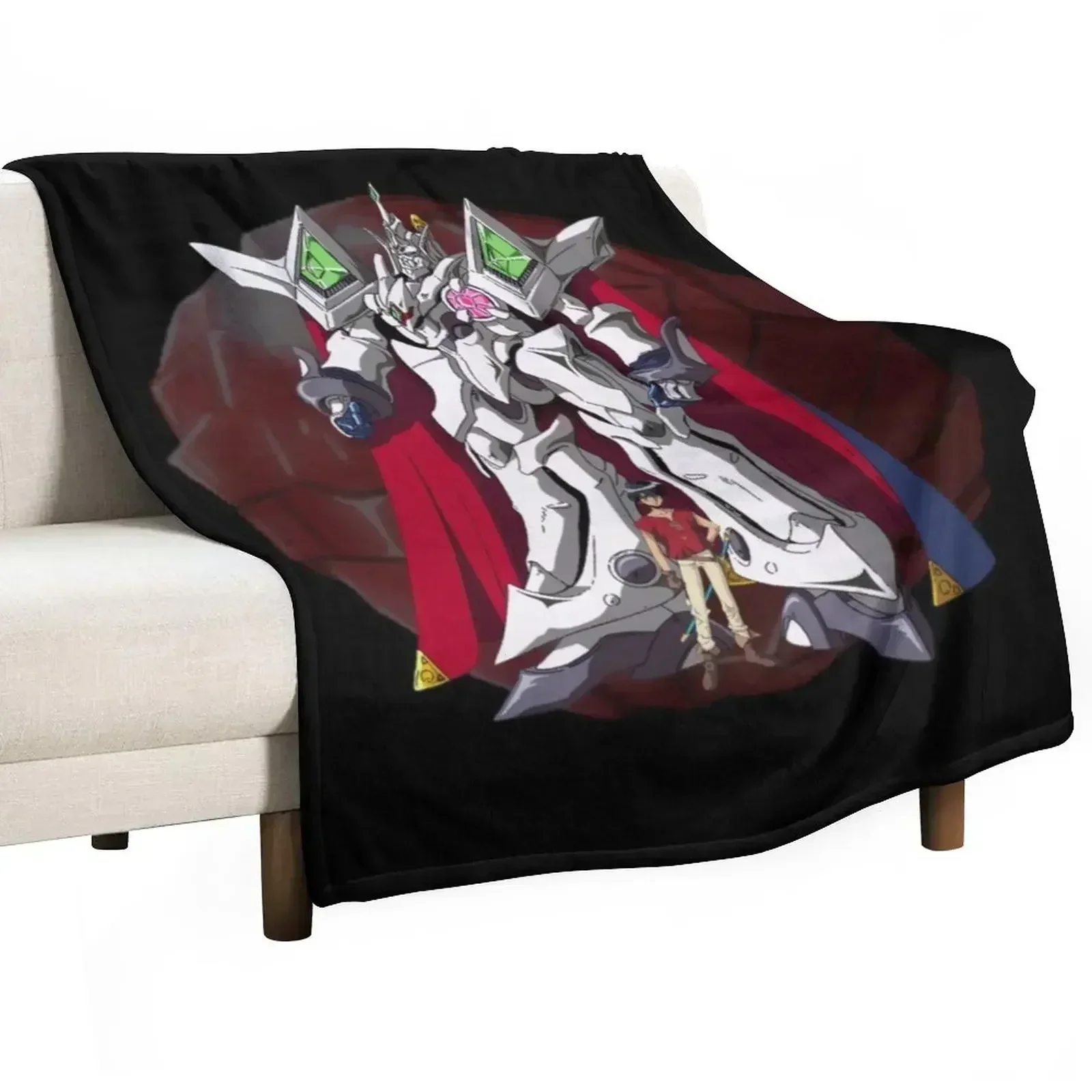 Van, Escaflowne and Dragon Heart - ORIGINAL by SillyFun.redbubble.com Throw Blanket Large Travel Blankets