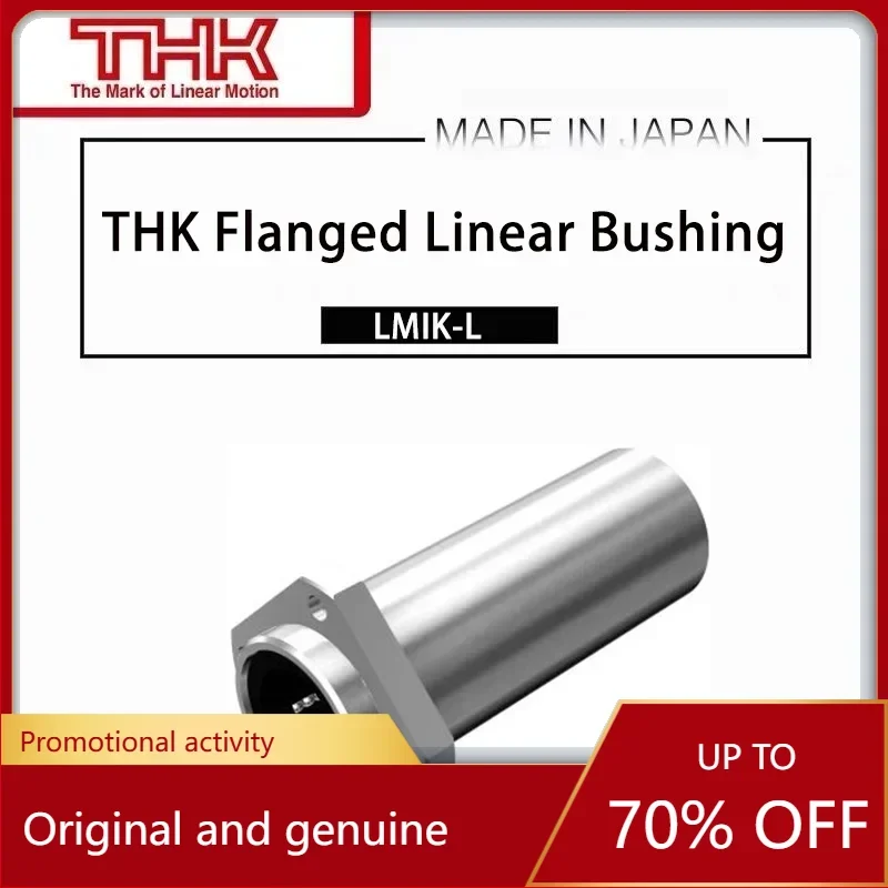 Original New THK linear bushing with Square Flange LMIK LMIK10L LMIK10LUU linear bearing