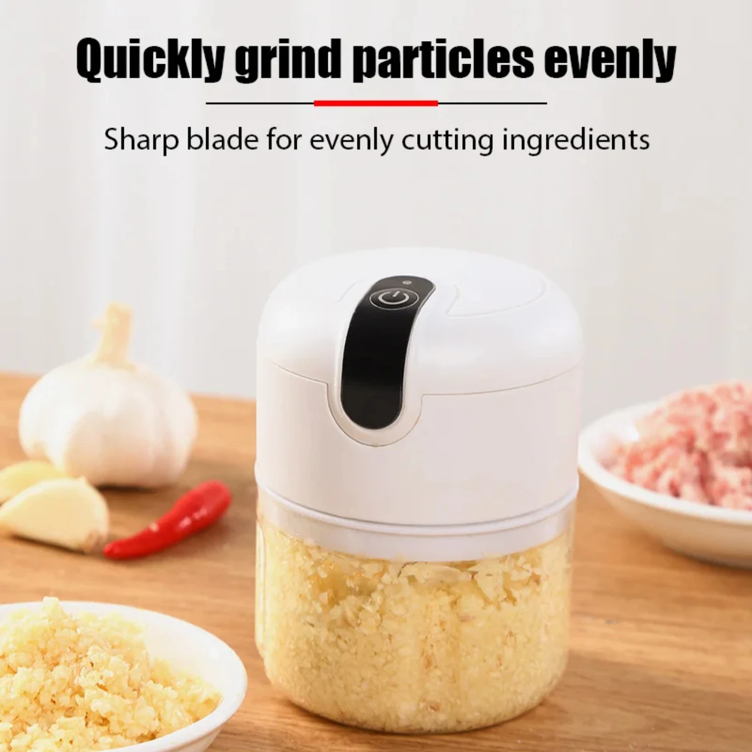 Multifunctional Blenders  Household Garlic Masher Meat Grinder Baby Supplementary Food Stirring Garlic Vegetable Chopper