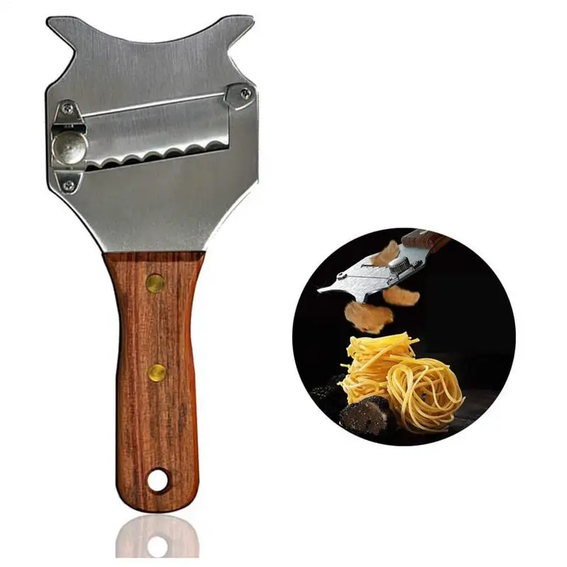 Rebanador de trufa profesional de acero inoxidable, rallador de trufa blanco y negro, cuchillo rebanador, cuchillo para queso y Chocolate