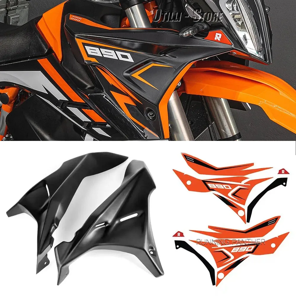 

New Left Right Front Side Cover Fairing Motorcycle Fairings Panel Kits Accessories For 790 Adventure 890 ADV R S 2020 2021 2022