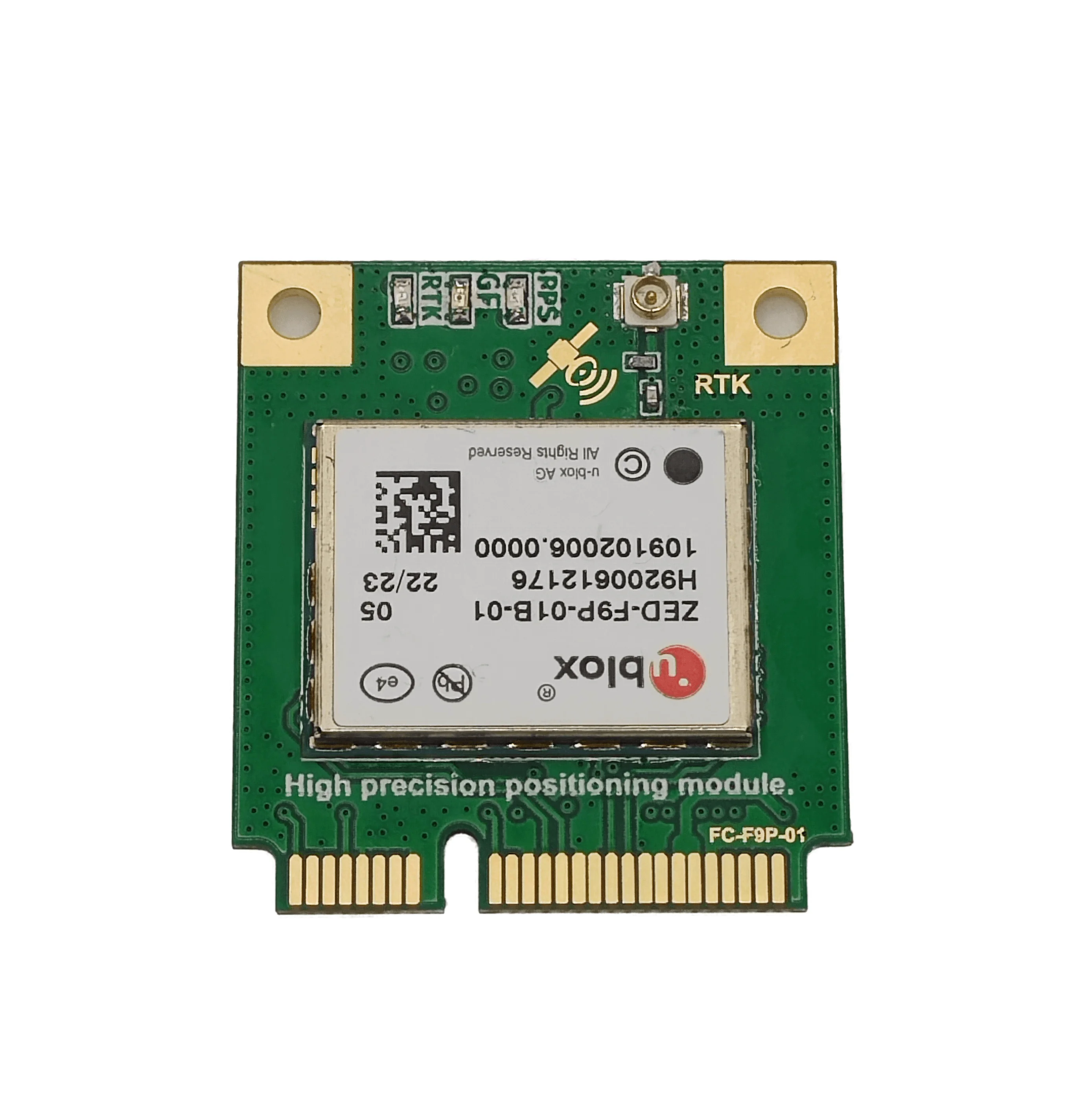 High precision GNSS multi frequency centimeter level low power consumption  ZED-F9P RTK gps differential GPS module