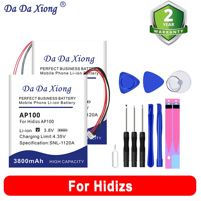 New High Quality AP200 AP100 Replace Battery For Hidizs AP100 AP200 + Kit Tools