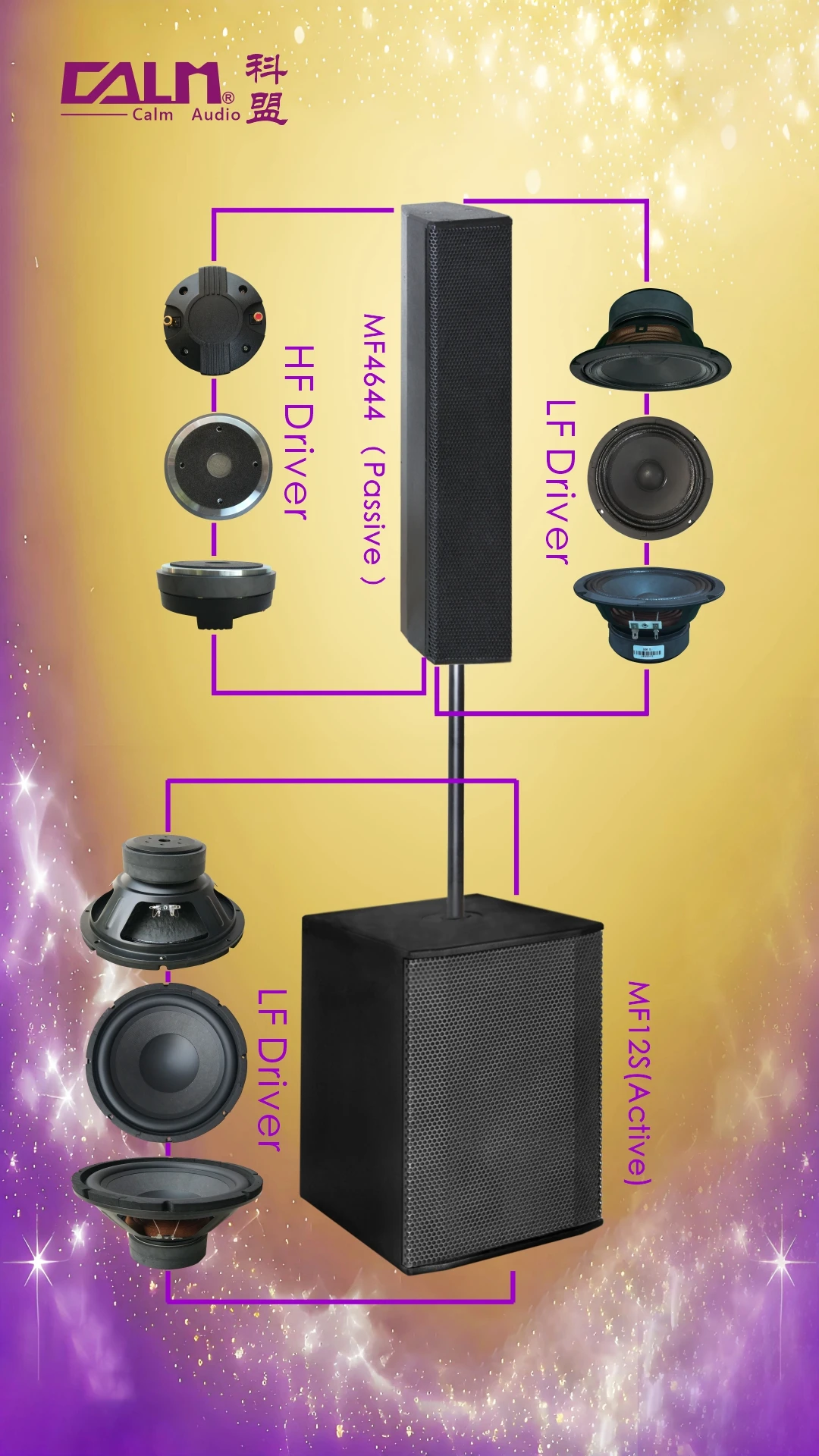 Calm Pro Audio Professional - Speaker Driver review and price