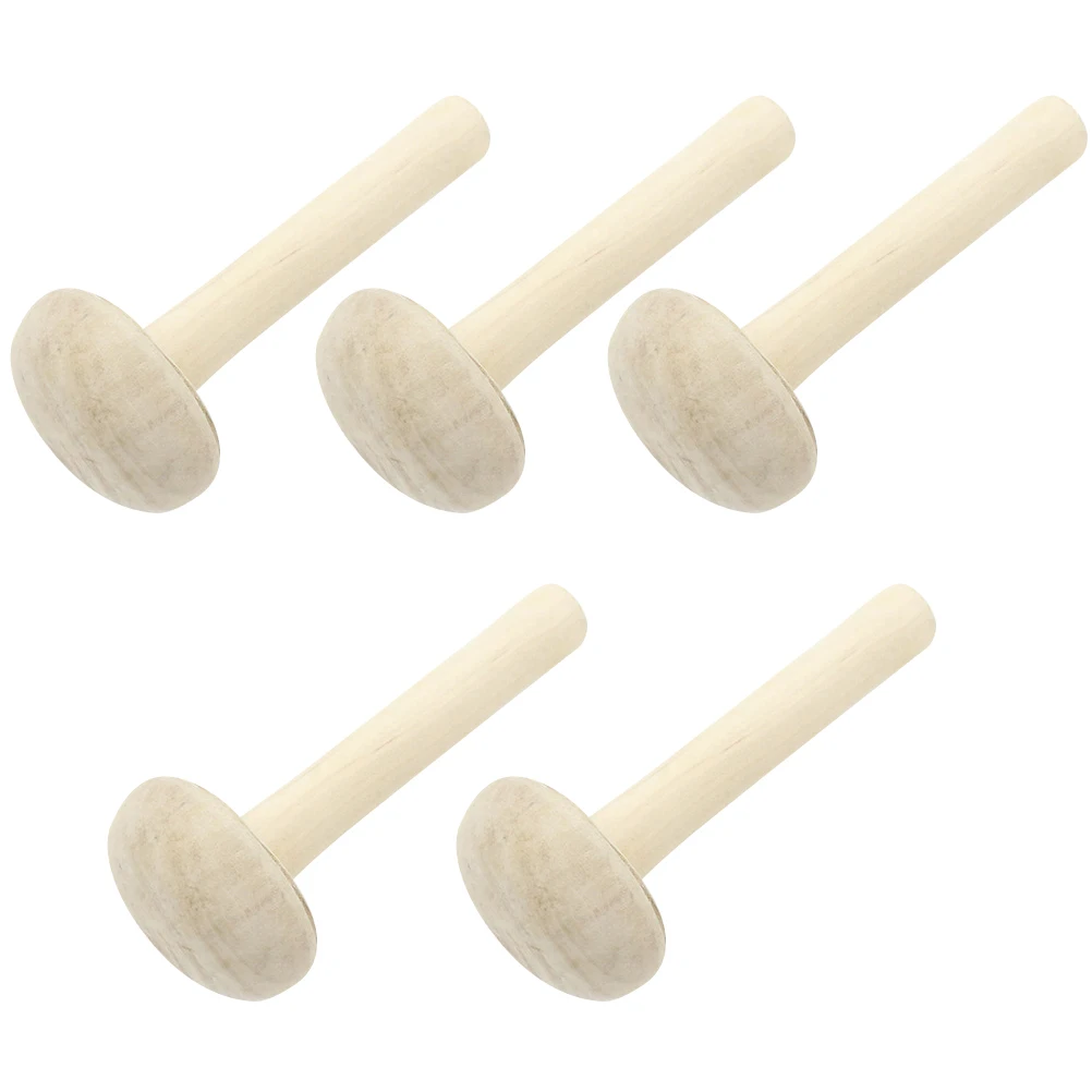 

5Pcs Printing Ink Rubbing Mushroom Art Craft Tool Effective Painting Roller Function Polished Finish Safe Handling