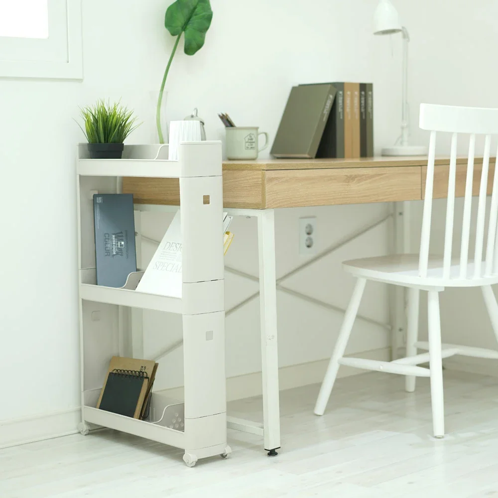 Changin Living Niche shelf 13cm 3-stage mobile trolley