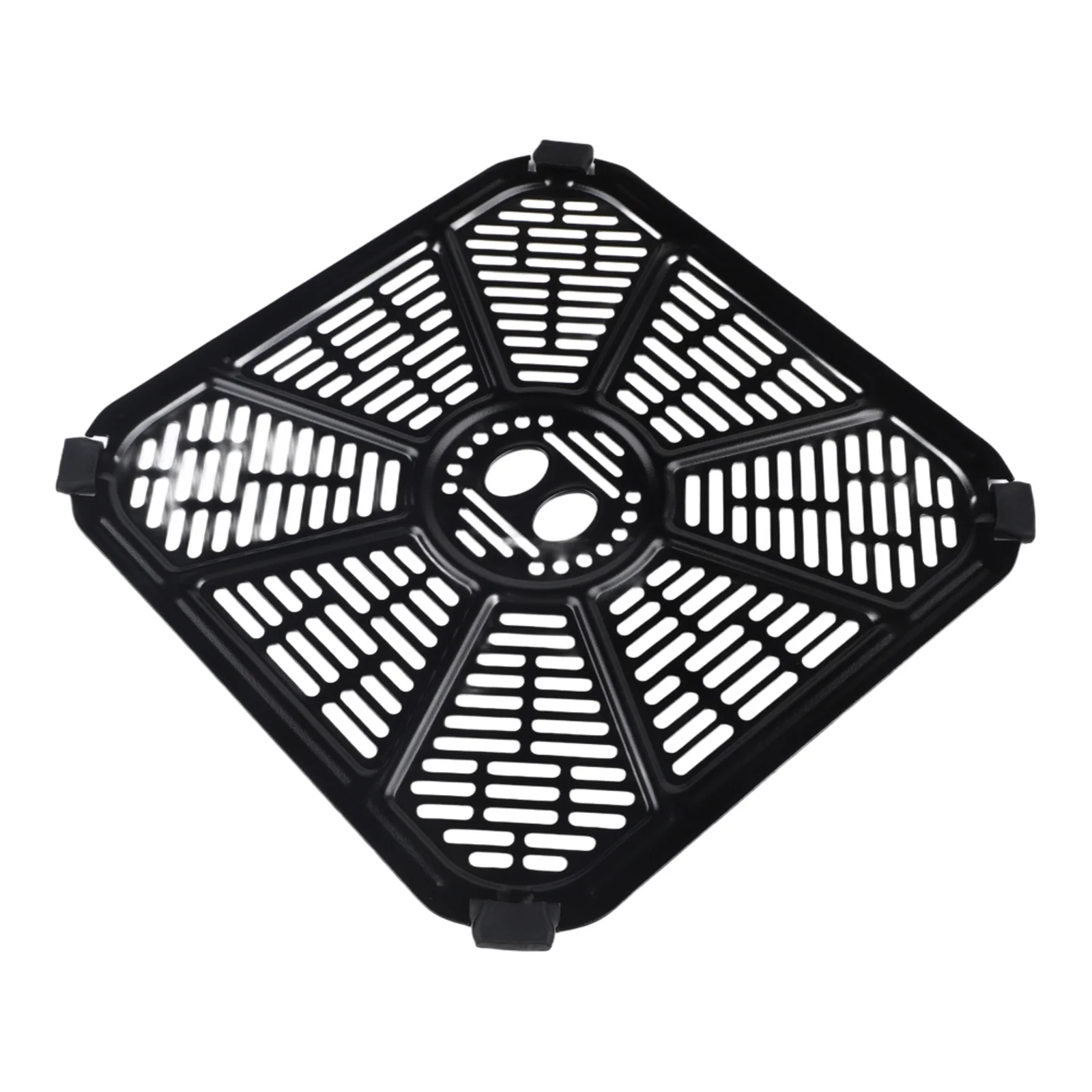 6 8QT Dual For Air Fryer Compatible Nonstick Crisper Tray Carbon Steel with Handle for Easy Handling and Dishwasher Safe Design
